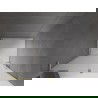 Mexen Velar L uși de duș culisante 90 cm, gheață, aurii - 871-090-003-31-50
