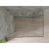Mexen Omega 110 x 100 cm-es tolóajtós zuhanykabin, átlátszó, króm - 825-110-100-01-00