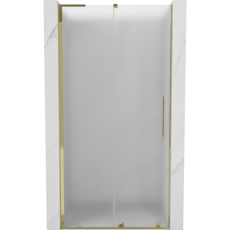Mexen Velar L ușă de duș glisantă 120 cm, mat, aurie - 871-120-003-31-50