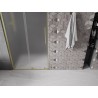 Mexen Velar L 90 cm széles tolóajtós zuhanyajtó, fagyott, aranycsiszolt - 871-090-003-31-55