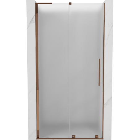 Mexen Velar L uși de duș glisante 90 cm, mat, aur roz - 871-090-003-31-60
