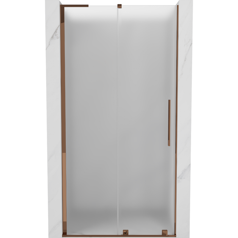 Mexen Velar L ușă de duș glisantă 100 cm, mat, aur roz - 871-100-003-31-60