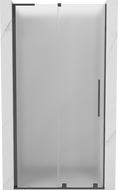 Mexen Velar L uși de duș glisante 100 cm, înghețat, gun gray șlefuit - 871-100-003-31-66