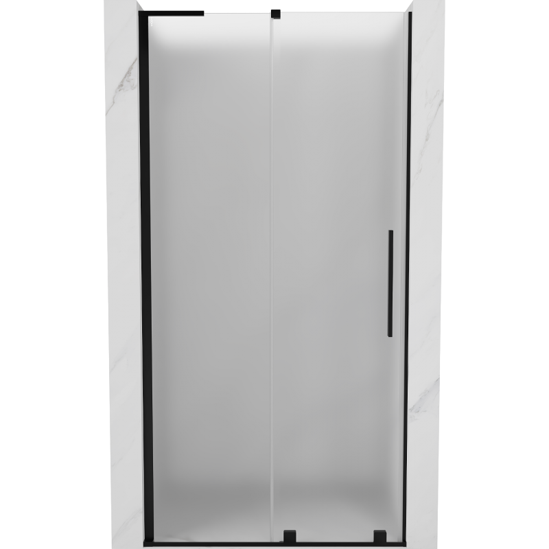 Mexen Velar L ușă de duș glisantă 100 cm, mat, negru - 871-100-003-31-70