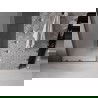 Mexen Velar L uși de duș glisante 90 cm, mat, gun metal - 871-090-003-31-95