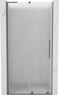 Mexen Velar L ușă de duș glisantă 120 cm, înghețat, gun metal - 871-120-003-31-95