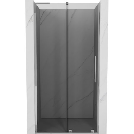 Mexen Velar L tolóajtós zuhanykabin 90 cm, grafit, króm - 871-090-003-41-01