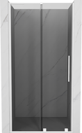 Mexen Velar L uși de duș glisante 100 cm, grafit, alb - 871-100-003-41-20