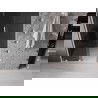Mexen Velar L uși de duș glisante 110 cm, grafit, alb - 871-110-003-41-20