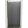 Mexen Velar L uși de duș glisante 120 cm, grafit, aurii - 871-120-003-41-50