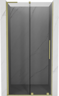 Mexen Velar L uși de duș glisante 120 cm, grafit, auriu periat - 871-120-003-41-55