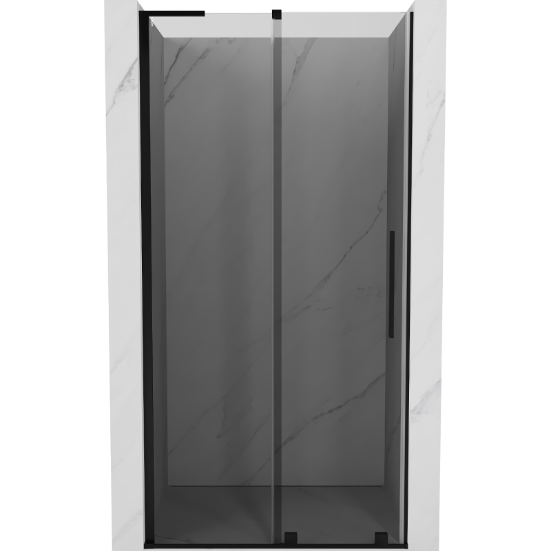 Mexen Velar L uși de duș glisante 90 cm, grafit, negru - 871-090-003-41-70