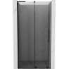 Mexen Velar L uși de duș glisante 90 cm, grafit, negru - 871-090-003-41-70