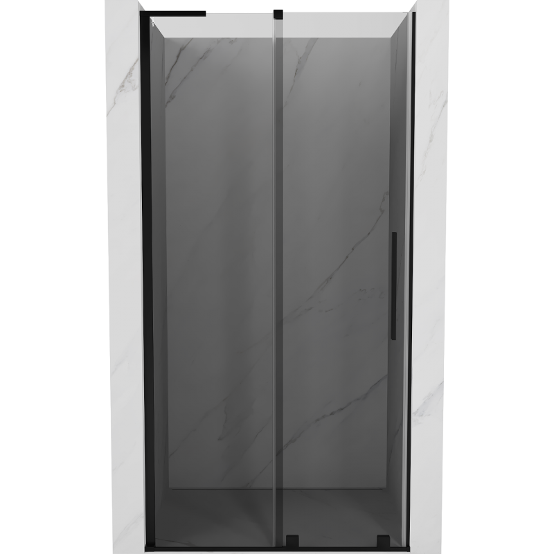 Mexen Velar L uși de duș glisante 110 cm, grafit, negru - 871-110-003-41-70