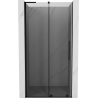 Mexen Velar L uși de duș glisante 110 cm, grafit, negru - 871-110-003-41-70