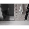 Mexen Velar L tolóajtós zuhanyajtó 110 cm, grafit, gun gray csiszolt - 871-110-003-41-66
