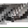 Mexen Velar L uși de duș glisante 100 cm, grafit, gun gray periat - 871-100-003-41-66