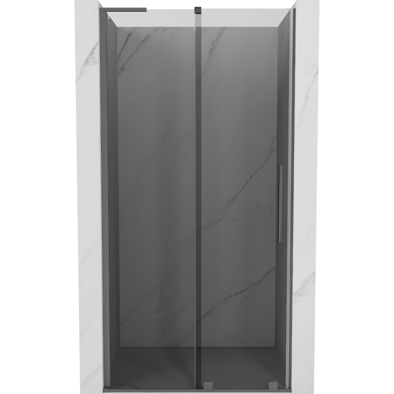 Mexen Velar L tolóajtó zuhanykabin 100 cm, grafit, gun metal - 871-100-003-41-95