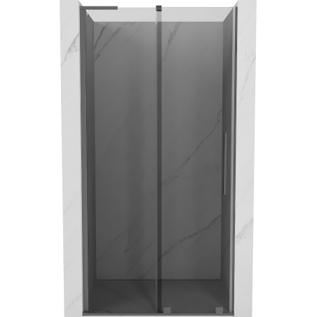 Mexen Velar L uși de duș glisante 110 cm, grafit, gun metal - 871-110-003-41-95