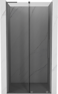 Mexen Velar L tolóajtós zuhanyajtó 110 cm, grafit, gun metal - 871-110-003-41-95