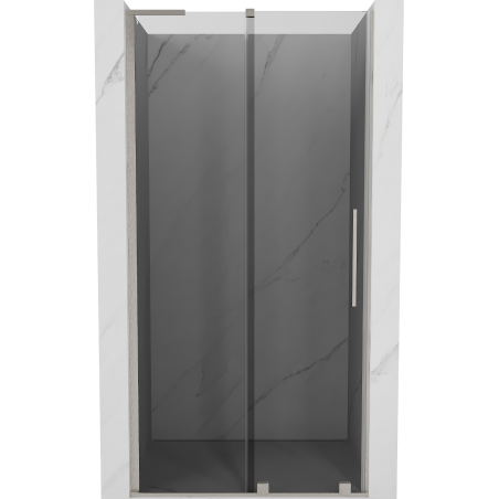 Mexen Velar L uși de duș glisante 110 cm, grafit, nichel periat - 871-110-003-41-97