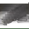 Mexen Velar L uși de duș glisante 110 cm, grafit, nichel periat - 871-110-003-41-97