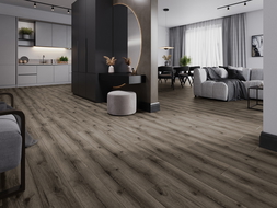 Mexen Sierra Vista mostră de panouri vinilice 1240 x 182 mm SPC 6,5 mm, substrat IXPE 1,5 mm, 4 V-Fuga, Stejar - F1004-S