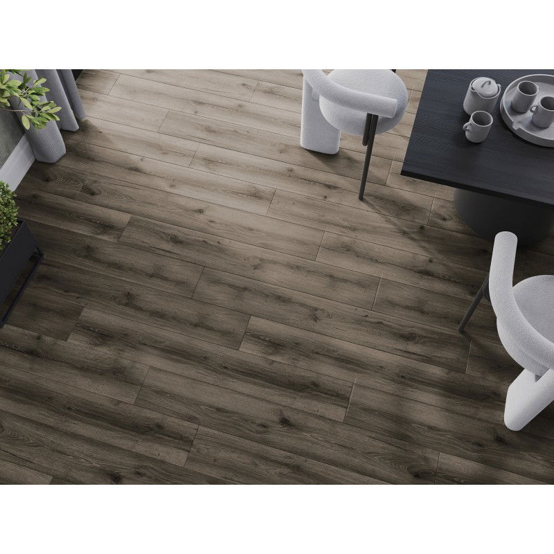 Mexen Sierra Vista vinyl padlóminták 1240 x 182 mm SPC 6,5 mm, IXPE 1,5 mm alátét, 4 V-bevágás, Tölgy - F1004-S