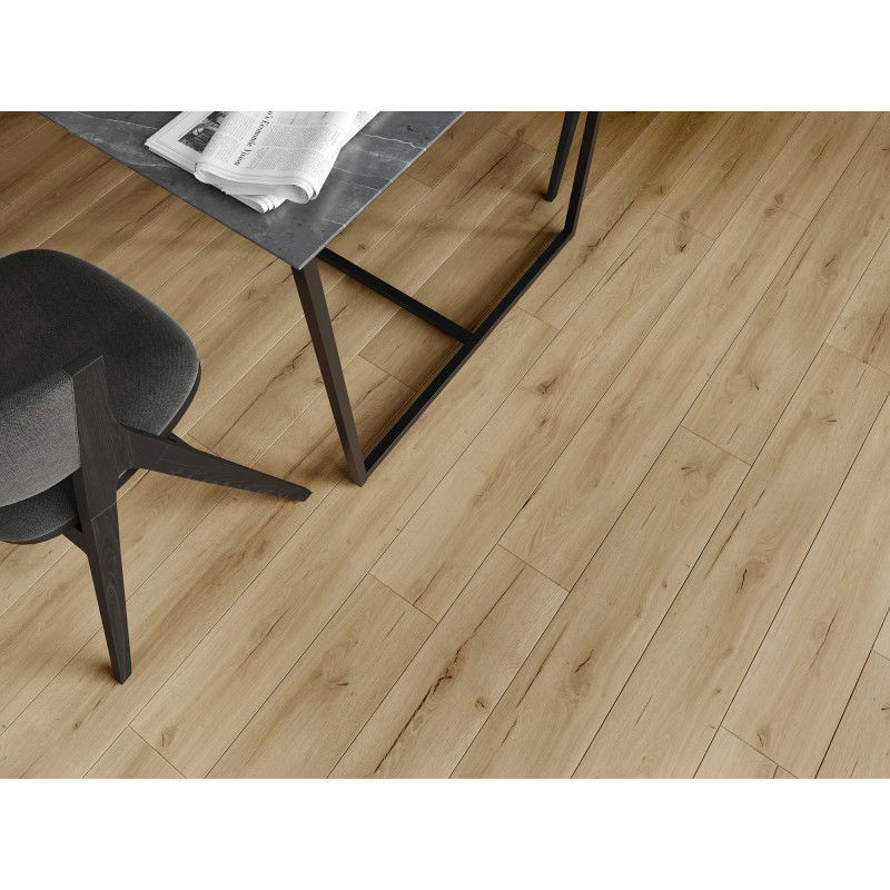 Mexen Buffalo probă panouri vinilice 1240 x 182 mm SPC 6,5 mm, suport IXPE 1,5 mm, 4 V-Îmbinare, Stejar - F1007-S