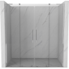 Mexen Velar L Duo uși de duș glisante 180 cm, transparent, crom - 871-180-003-02-01