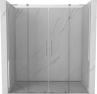 Mexen Velar L Duo uși de duș glisante 180 cm, transparent, crom - 871-180-003-02-01
