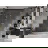 Mexen Velar L Duo uși de duș glisante 200 cm, transparente, aurii - 871-200-003-02-50