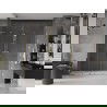 Mexen Velar L Duo uși de duș glisante 200 cm, transparente, aurii - 871-200-003-02-50