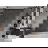 Mexen Velar L Duo uși de duș glisante 180 cm, transparent, cupru periat - 871-180-003-02-65