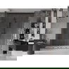 Mexen Velar L Duo uși de duș glisante 170 cm, transparent, metal gun - 871-170-003-02-95