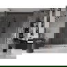 Mexen Velar L Duo uși de duș glisante 170 cm, transparent, metal gun - 871-170-003-02-95