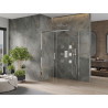 Mexen Omega cabina de duș glisantă 150 x 100 cm, transparentă, crom - 825-150-100-01-00