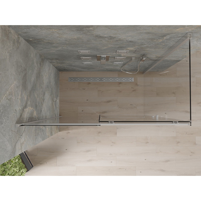 Mexen Omega cabina de duș glisantă 160 x 70 cm, transparentă, crom - 825-160-070-01-00