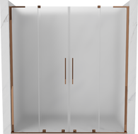 Mexen Velar L Duo uși de duș glisante 170 cm, mat, aur roz - 871-170-003-32-60