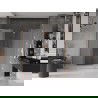 Mexen Velar L Duo uși de duș glisante 200 cm, mat, cupru periat - 871-200-003-32-65