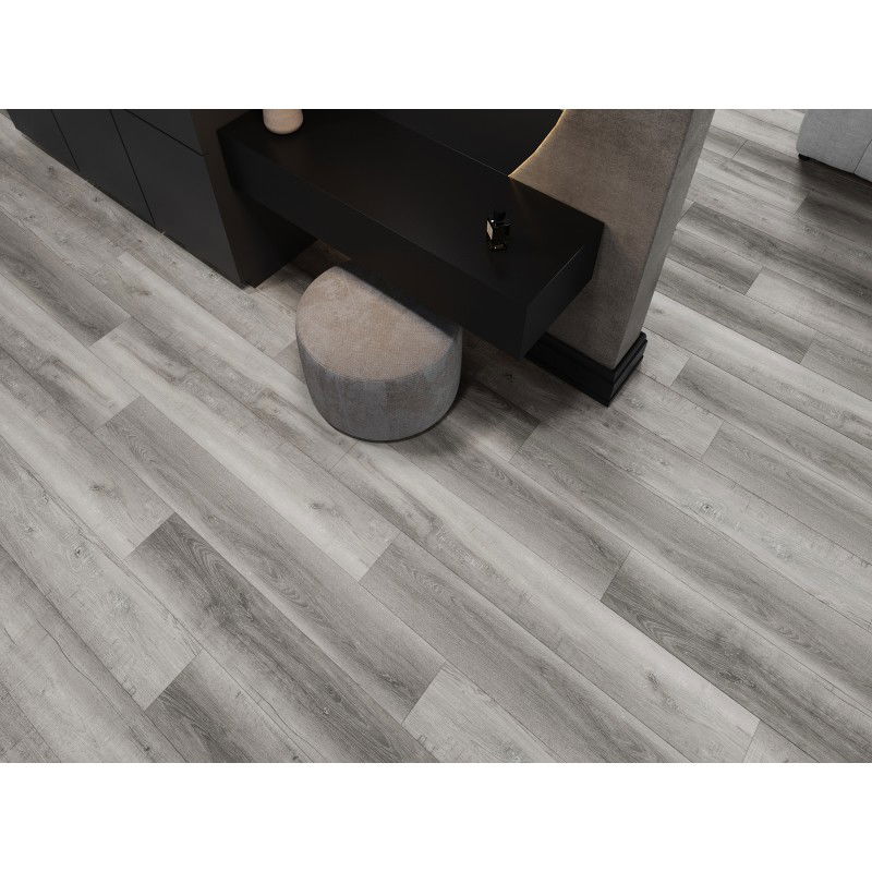 Mexen Santa Clara vinyl padlóminta 1240 x 182 mm SPC 6,5 mm, IXPE alátét 1,5 mm, 4 V-fuga, Tölgy - F1010-S