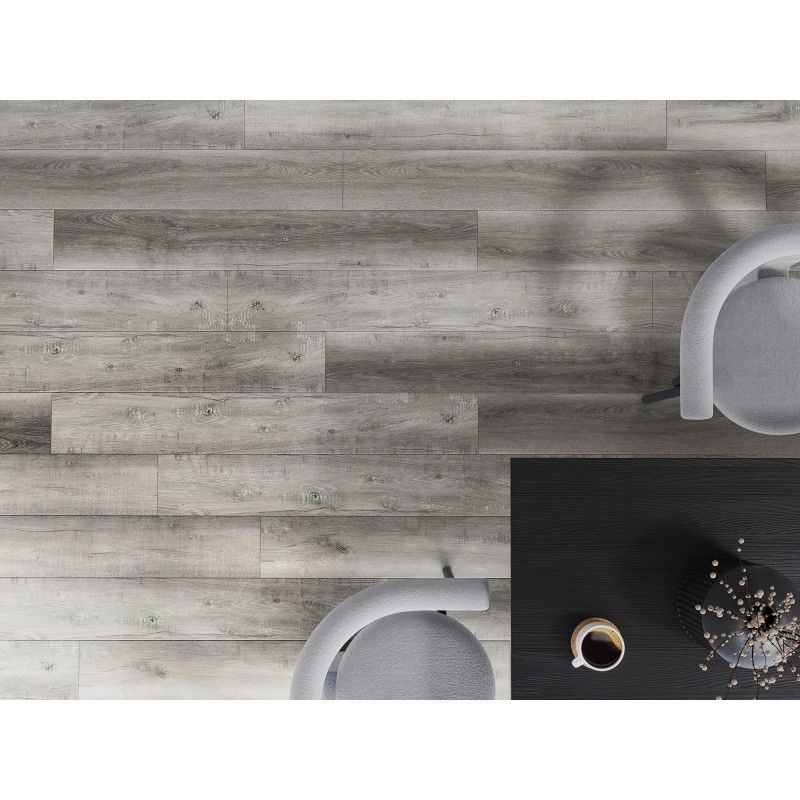 Mexen Santa Clara vinyl padlóminta 1240 x 182 mm SPC 6,5 mm, IXPE alátét 1,5 mm, 4 V-fuga, Tölgy - F1010-S