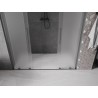 Mexen Velar L Duo tolóajtós zuhanyajtó 170 cm, matt, szálcsiszolt gun gray - 871-170-003-32-66