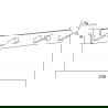 Mexen cârlig cvadruplu pentru prosop, crom - 709174-00