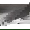 Mexen Velar L Duo uși de duș glisante 200 cm, grafit, alb - 871-200-003-42-20