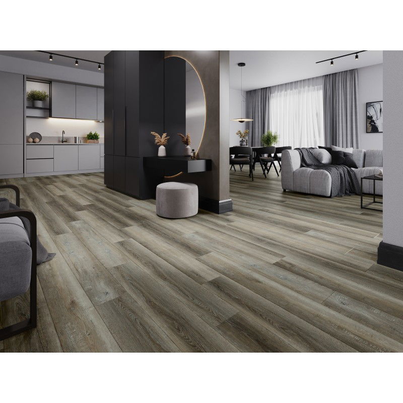 Mexen Aspen vinil panel minta 1240 x 182 mm SPC 6,5 mm, IXPE 1,5 mm alátét, 4 V-fuga, Tölgy - F1012-S