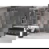 Mexen Velar Walk-in zuhanyfal eltolható 75 x 200 cm, deres 8 mm, kefélt nikkel - 871-075-000-33-97