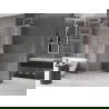 Mexen Velar Walk-in zuhanyfal eltolható 75 x 200 cm, deres 8 mm, kefélt nikkel - 871-075-000-33-97