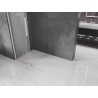Mexen Velar Walk-in tolózuhanyfal 110 x 200 cm, deres 8 mm, szálcsiszolt nikkel - 871-110-000-33-97