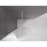 Mexen Velar Perete de duș glisant Walk-in 110 x 200 cm, înghețat 8 mm, nichel periat - 871-110-000-33-97